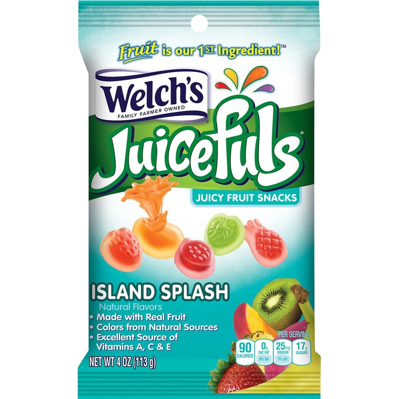 Welch’s Juicefuls Island Splash Peg Bag 4oz X 12 Units