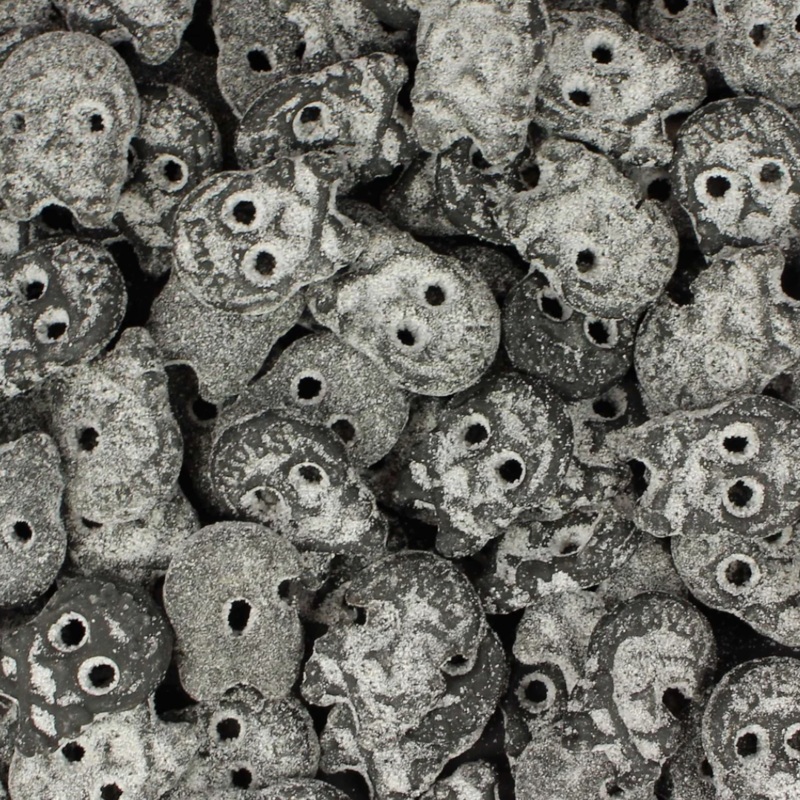 BUBS Salty Liquorice Skulls 125g (0.28lb)