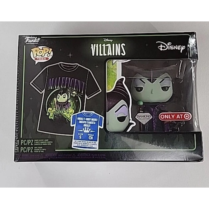 Funko Pop! & Tee! Disney Villains: Maleficent (Diamond Collection) (M)