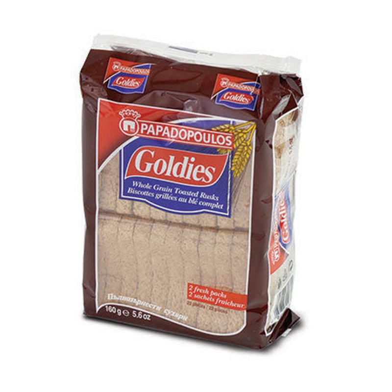 Goldies Toast Rusks, RYE, 160g