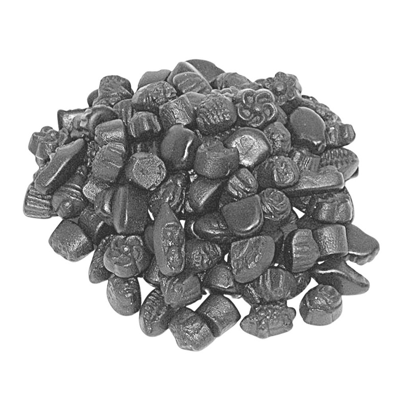 Mascherotti gummy Licorice – 1kg ITALGUM
