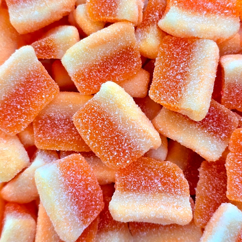 Sour Peach Slices 125g (0.28lb)