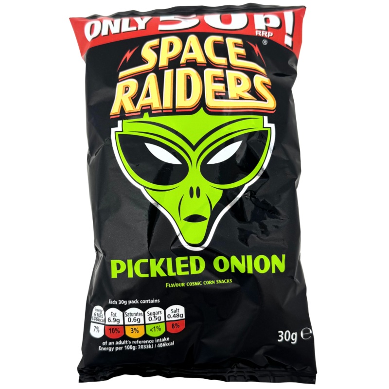 Walkers Retro Space Raiders Pickled Onion (UK) – 30g