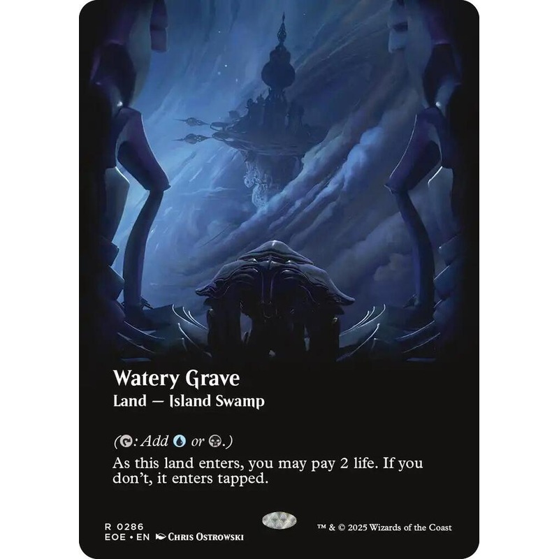 Watery Grave (Borderless) (Foil) – Edge of Eternities – #0286