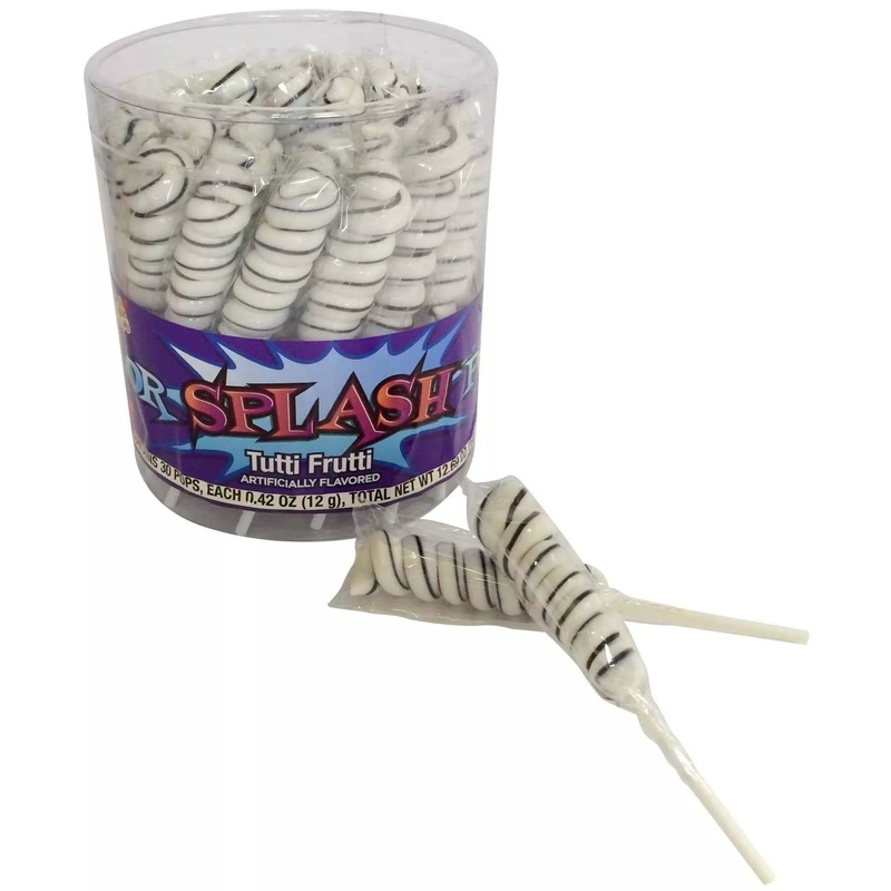 Alberts Color Splash Lollipops White 30ct