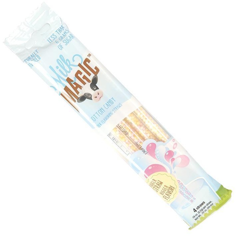 Magic Milk Straws  Cotton Candy