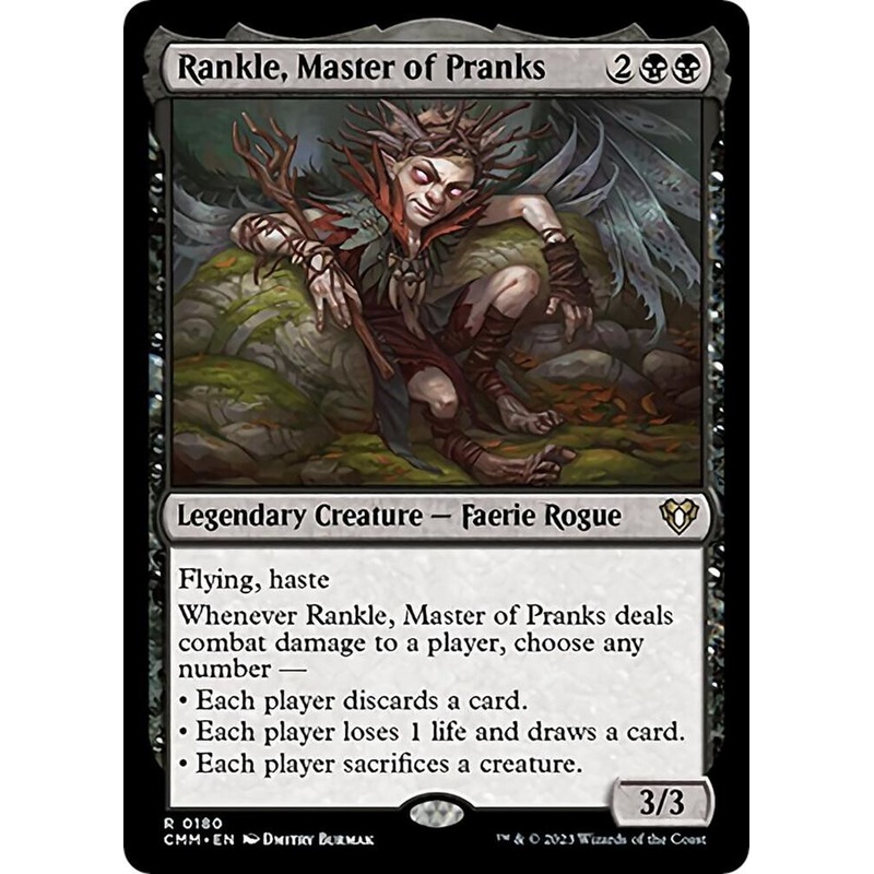 Rankle, Master of Pranks – Commander Masters #180
