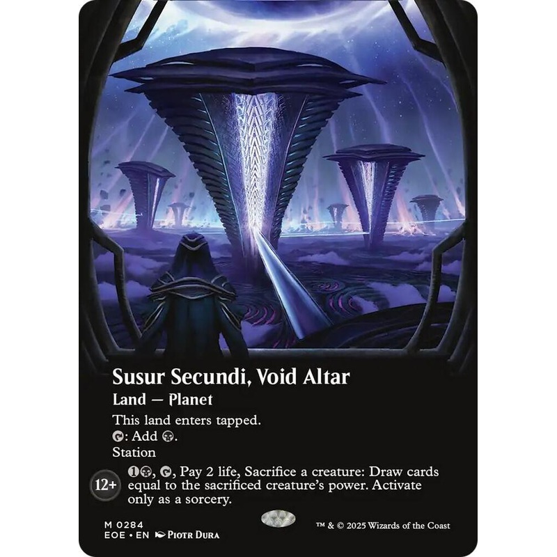 Susur Secundi, Void Altar (Borderless) (Foil) – Edge of Eternities – #0284