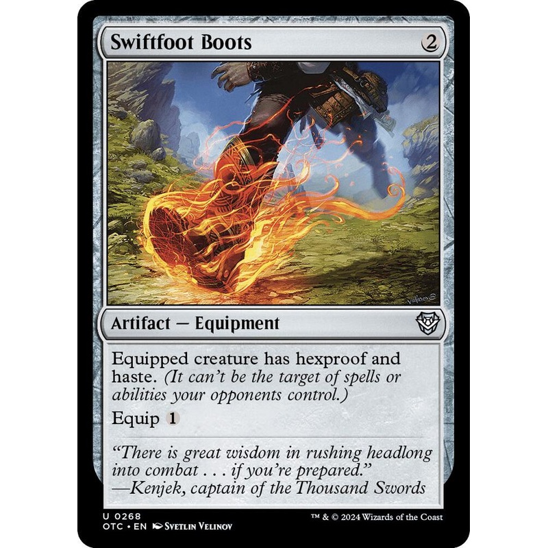 Swiftfoot Boots – Commander: Outlaws of Thunder Junction #0268