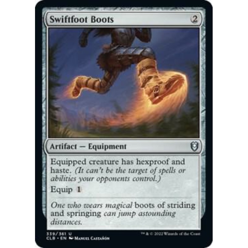 Swiftfoot Boots (Foil) – Commander Legends: Battle for Baldur’s Gate #339/361
