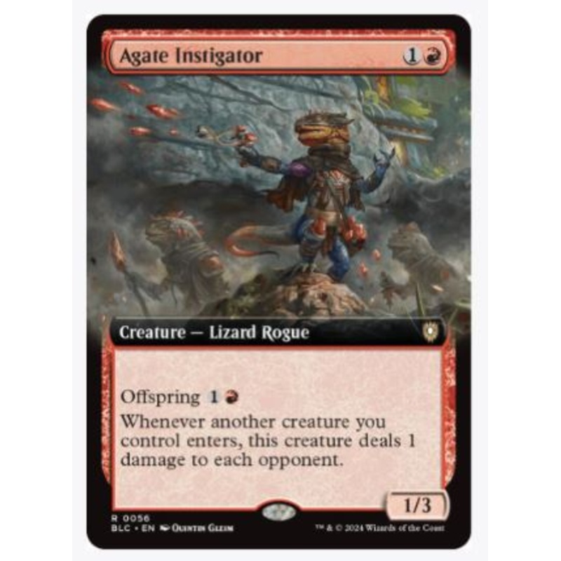 Agate Instigator (Extended Art) – Commander: Bloomburrow – #0056