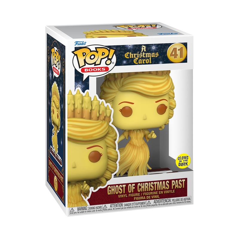 (DAMAGED BOX) Funko Pop! Movies: Christmas Carol – Ghost of Christmas Past (GLOW) #41