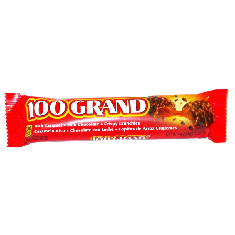 100 Grand 1.5oz bar or 36ct box 1.5oz bar
