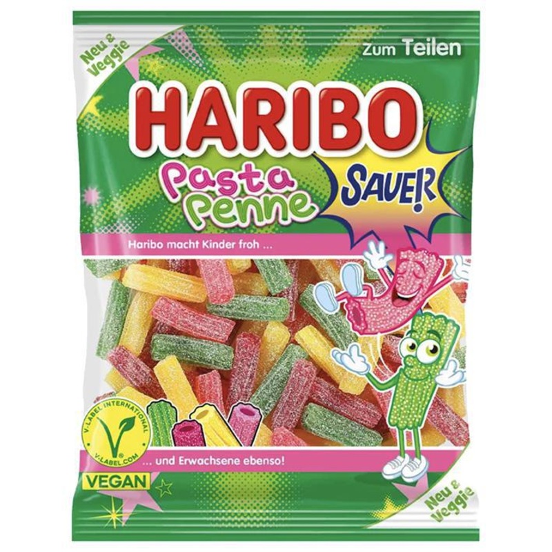 German Haribo Sauer Pasta Penne  Vegan