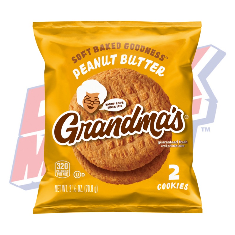 Grandma’s Soft Baked Peanut Butter Cookie 2pk – 2 7/8oz