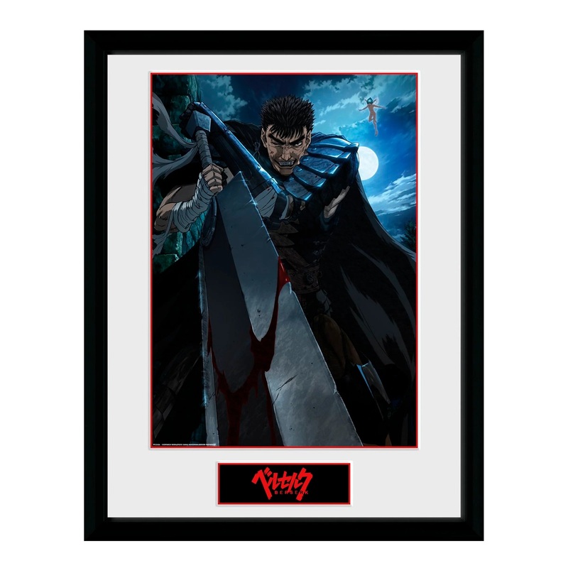 BERSERK – Guts Framed Print (12″ x 16″)