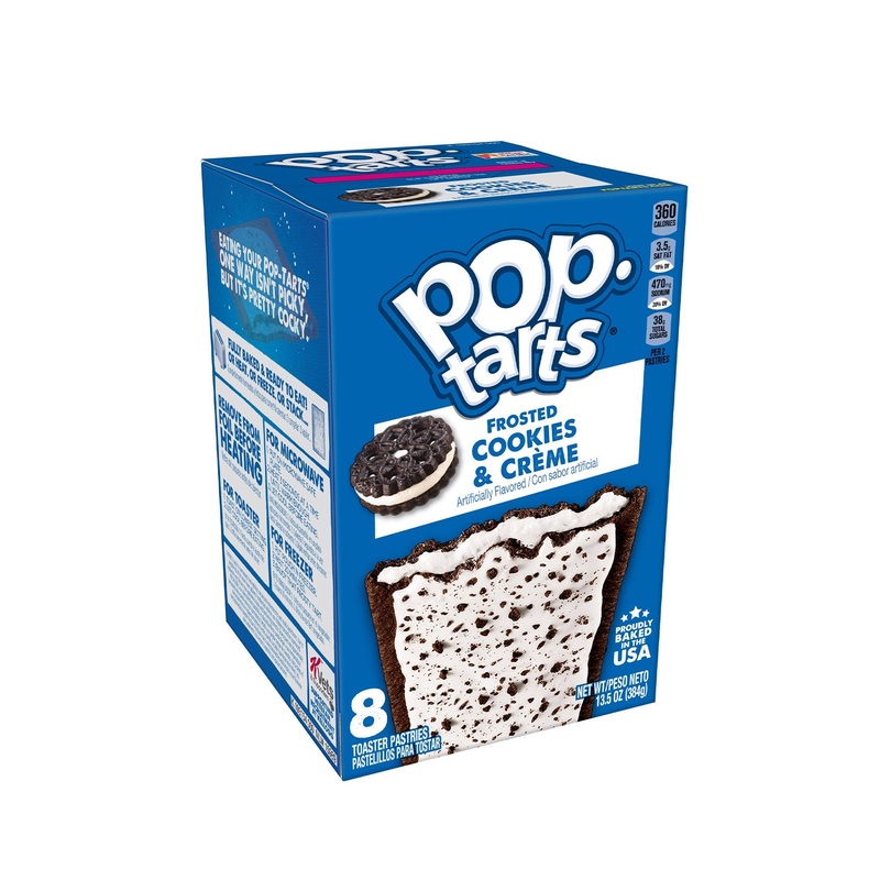 KELLOGG’S POPTARTS COOKIES&CREAM 13.5OZ