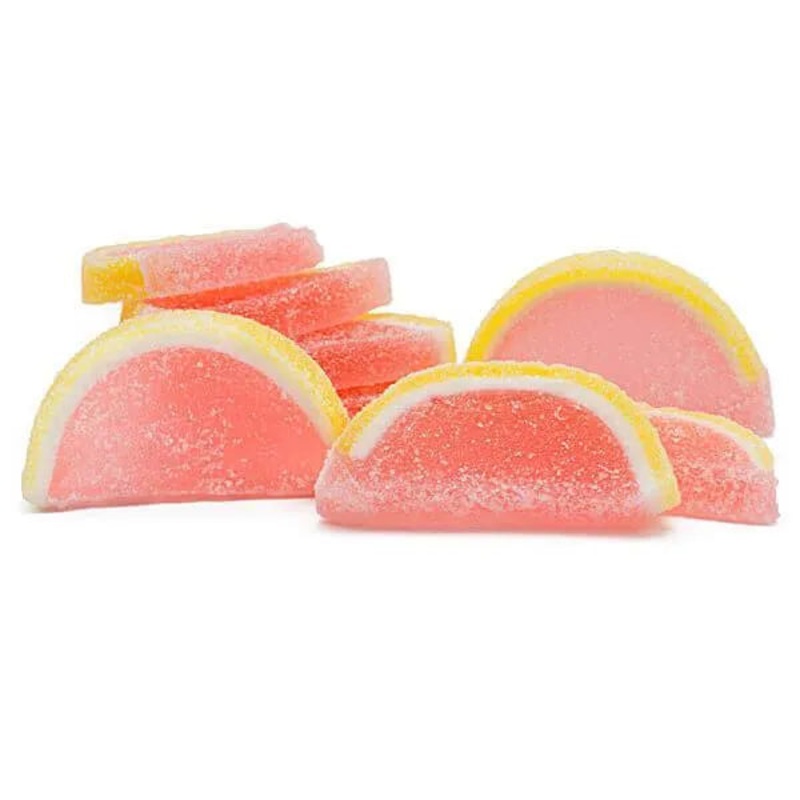 Albanese Candy Fruit Jell Slices – Pink Grapefruit: 5LB Box