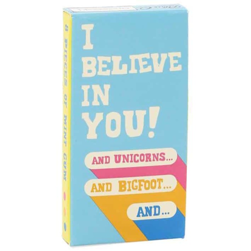 Blue Q Gum  I Believe In You! And