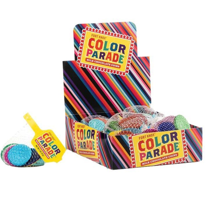 Milk Chocolate Coins  Color Parade
