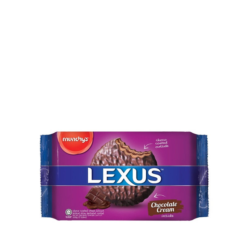 MUNCHYS LEXUS CHOC COATED 200GM UNIT