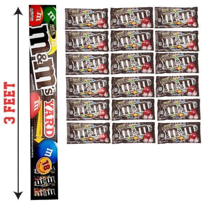 Giant M&M’s Candy: 18-Piece Gift Box