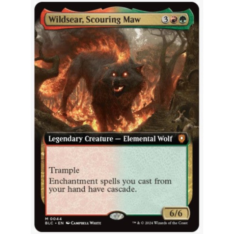 Wildsear, Scouring Maw (Extended Art) (Foil) – Commander: Bloomburrow – #0044
