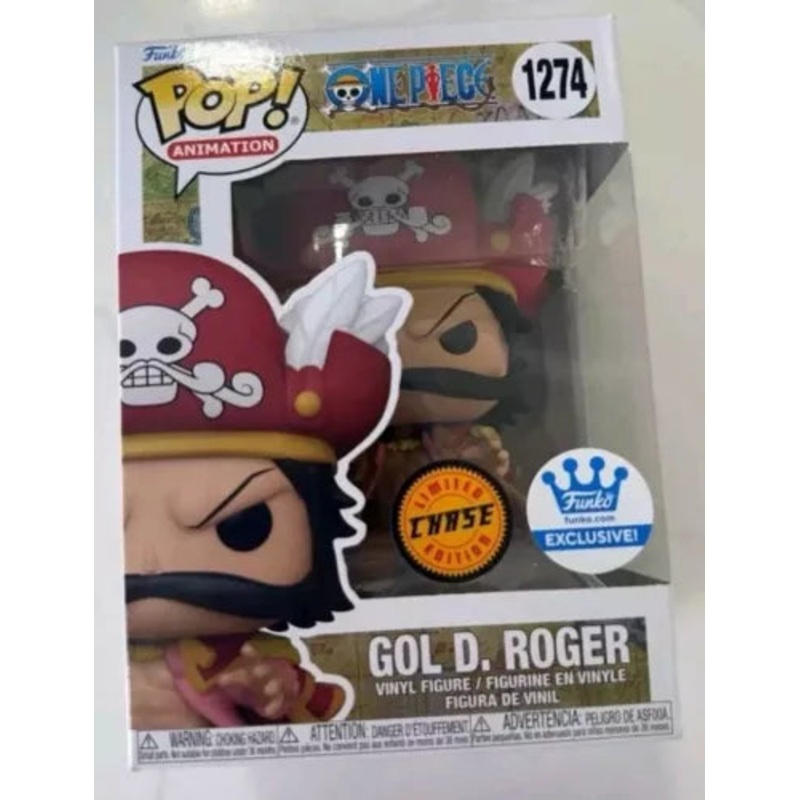 Funko POP! Animation: One Piece – Gol D. Roger (Funko.com Exclusive) #1274 (Chase)