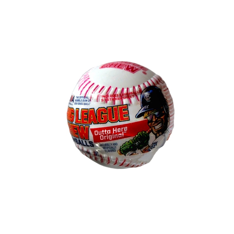 Big League Chew Plastic Baseball with Gum
