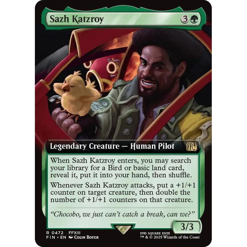 Sazh Katzroy (Extended Art) (Foil) – FINAL FANTASY #0472