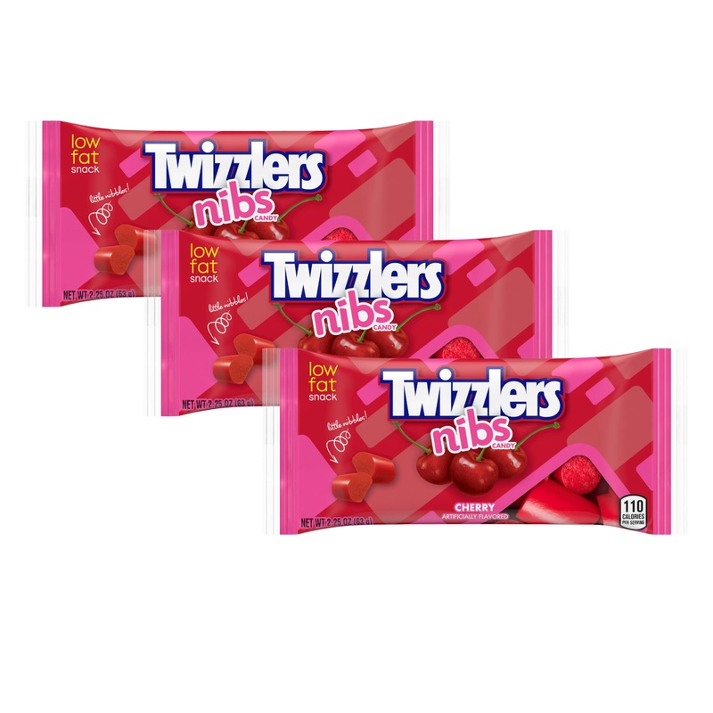Twizzlers Nibs Cherry 3 Pack