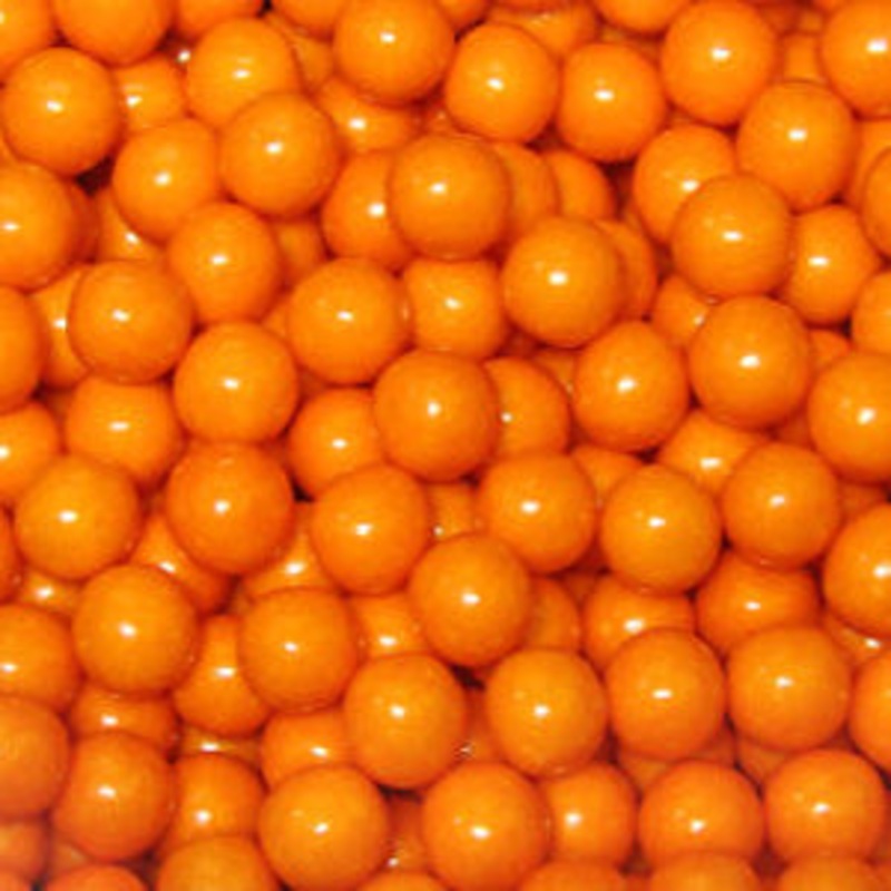 Orange Bubble Gum Balls – 2lb
