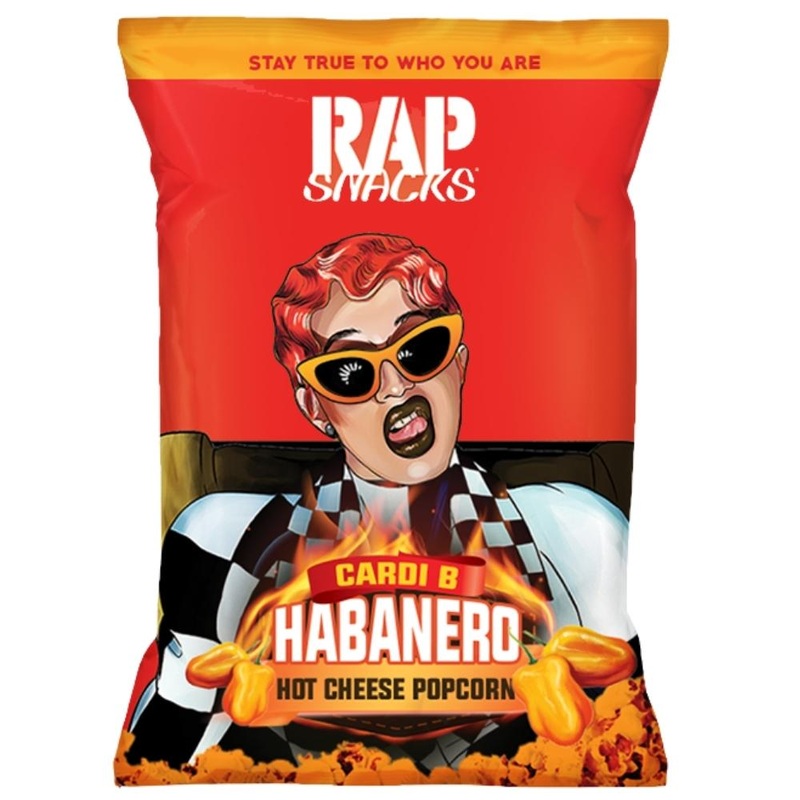 Rap Snacks Cardi B Habanero Hot Cheese Popcorn – 2.5oz
