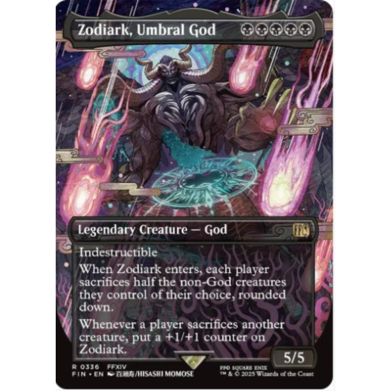 Zodiark, Umbral God (Borderless) (Foil) – Final Fantasy – #0336