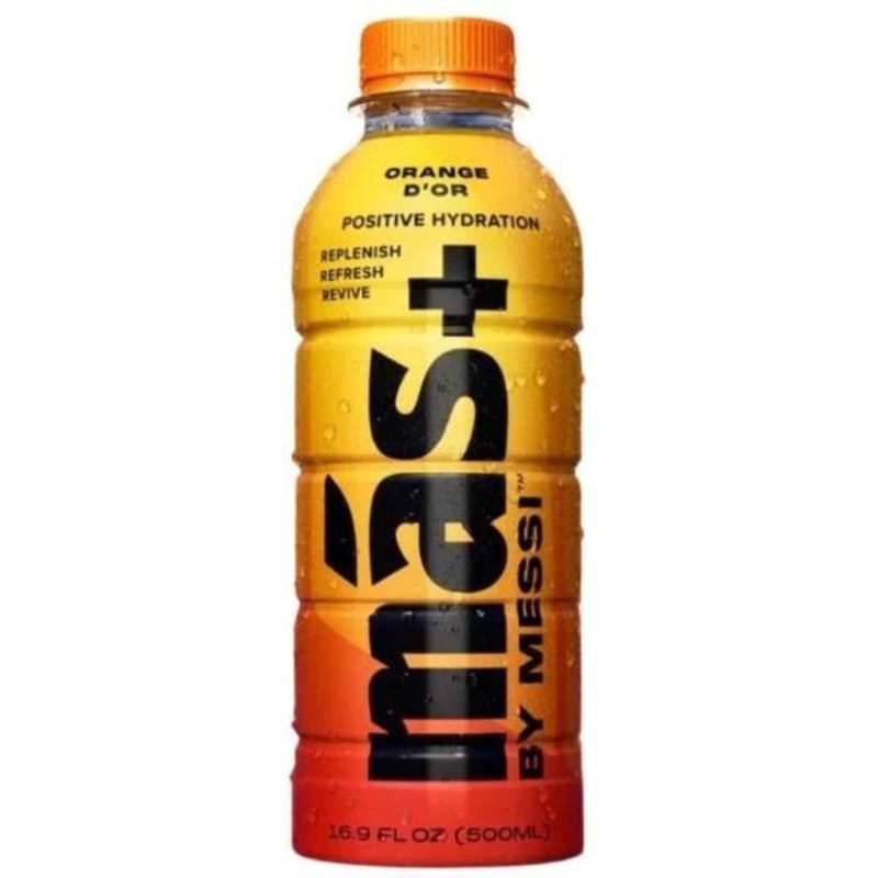 (DAMAGED BOTTLE) MAS+ By Messi Drink Orange D’or  500ml