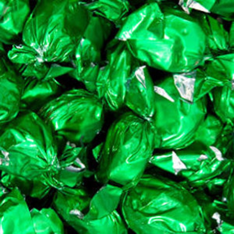 Green Foil Wrapped Hard Candy – Lime 5lb