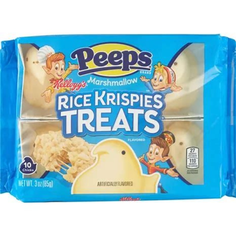 Peeps Rice Krispies Treats Flavored 10pk – 3 oz Single