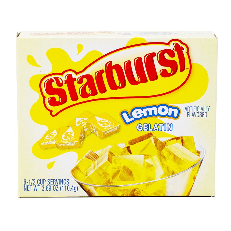Starburst Lemon Gelatin  Dessert Mix – 3.89oz