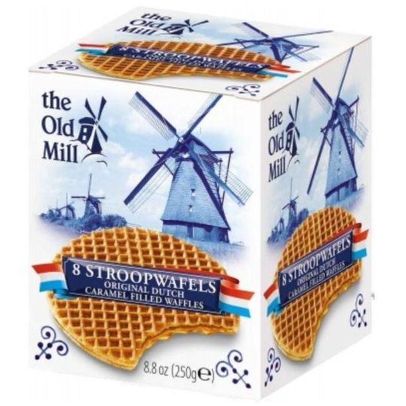Stroopwafels, Caramel Filled Waffles (The Old Mill) 8.8 oz (250g)