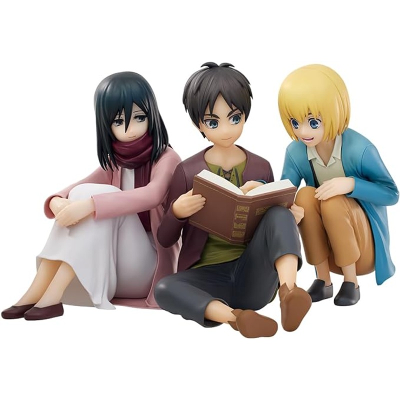 Attack on Titan: Eren Jaeger, Mikasa Ackerman, & Armin Arlert (Rumbling) Ichibansho Figure