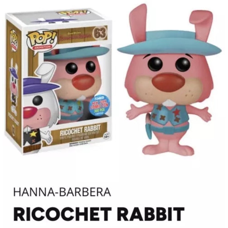 Funko POP! Animation: Hanna Barbera – Ricochet Rabbit (New York Comic Con 300 PCS) #63