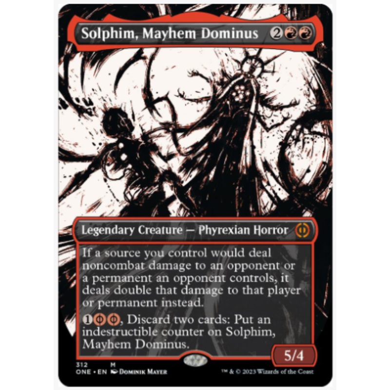 Solphim, Mayhem Dominus (Showcase) (Foil) – Phyrexia: All Will Be One – #312