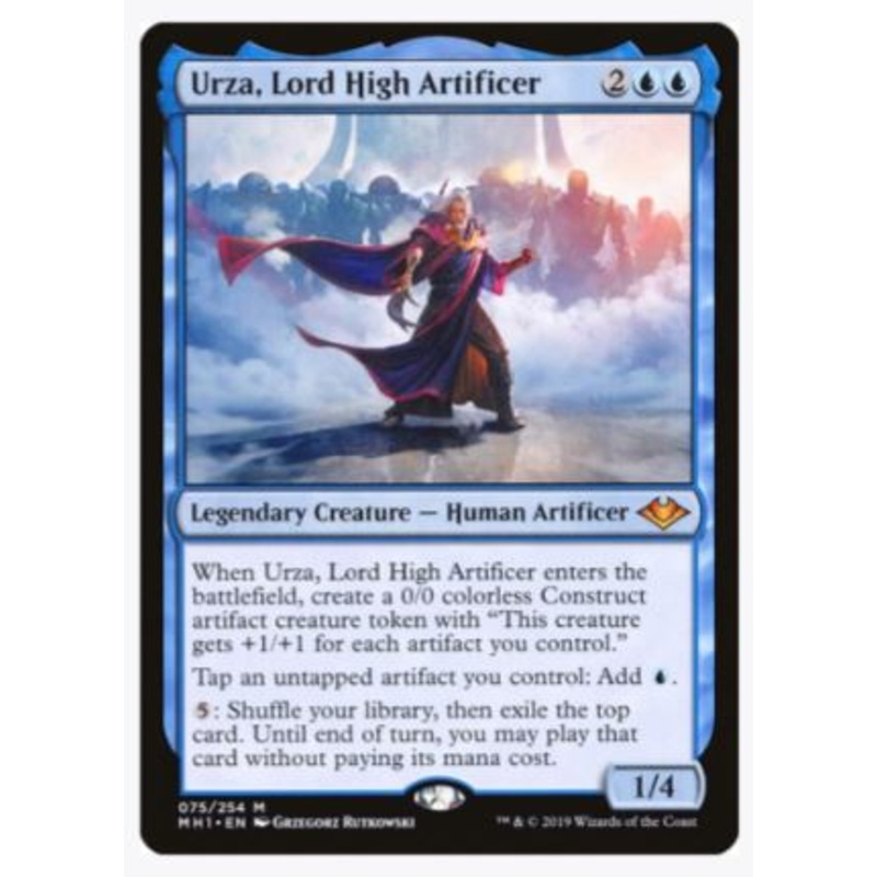 Urza, Lord High Artificer – Modern Horizons – #075/254