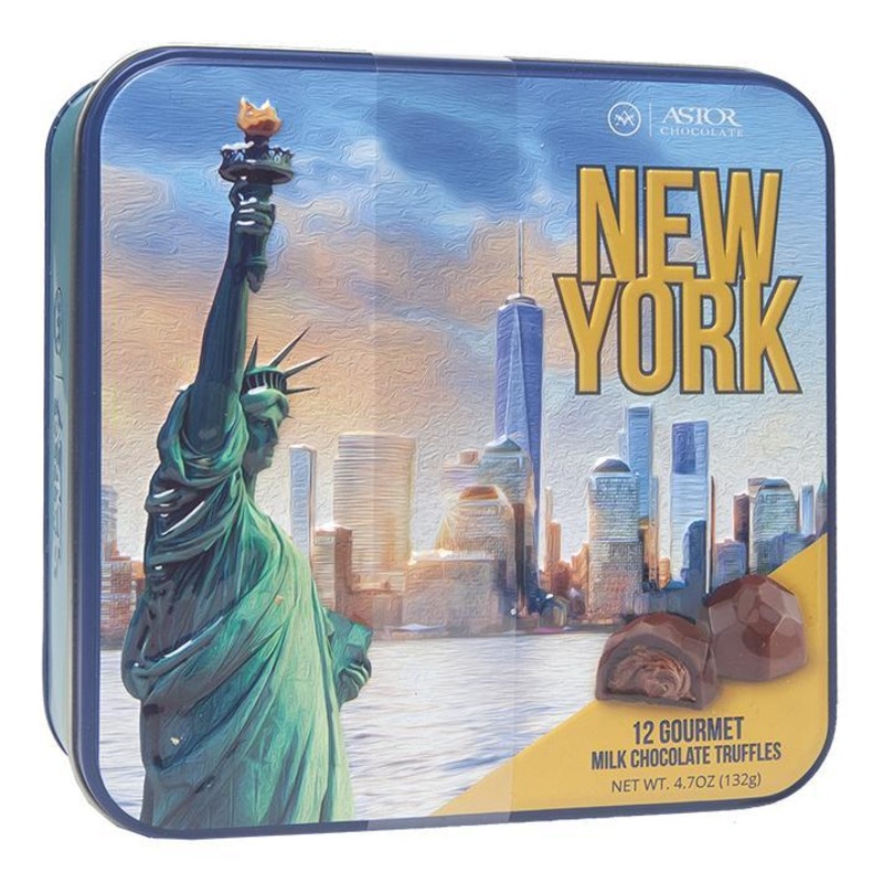 Astor Chocolate  New York Chocolates  12 Piece Tin