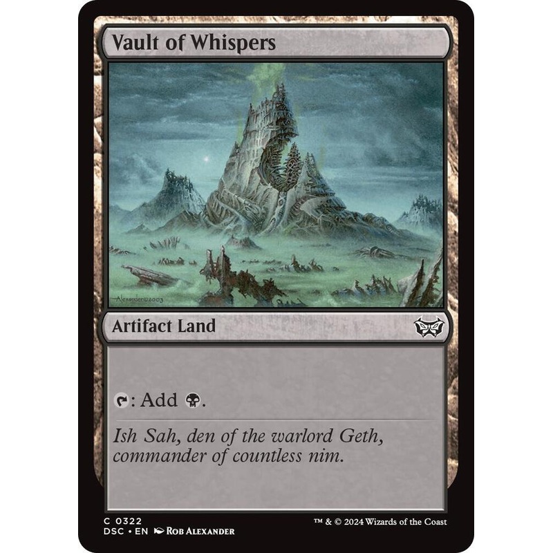 Vault of Whispers – Commander: Duskmourn: House of Horror – 0322