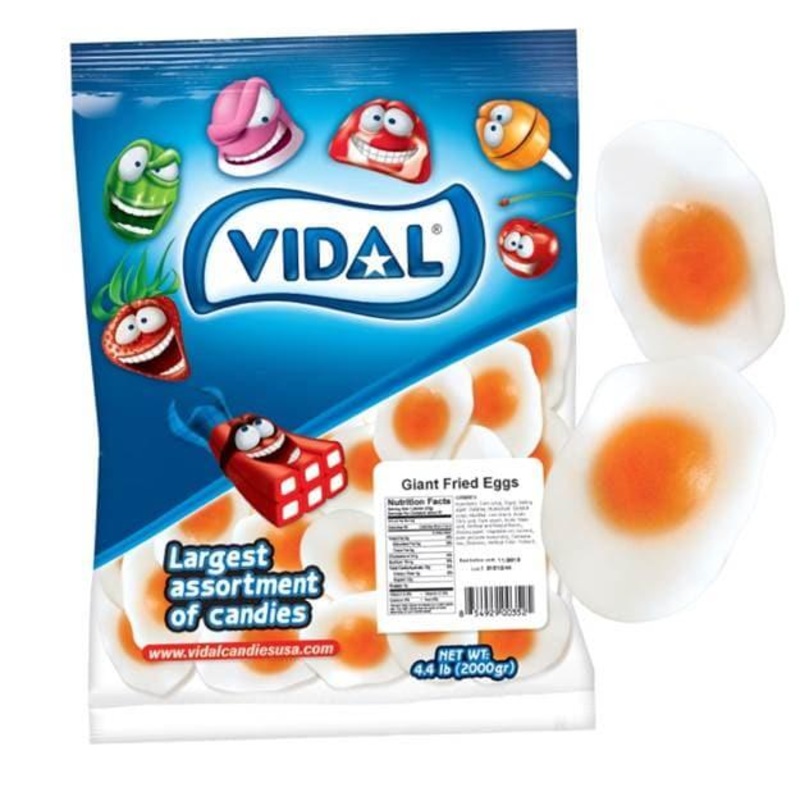 Vidal Gummi Fried Eggs Candy 4.4lb