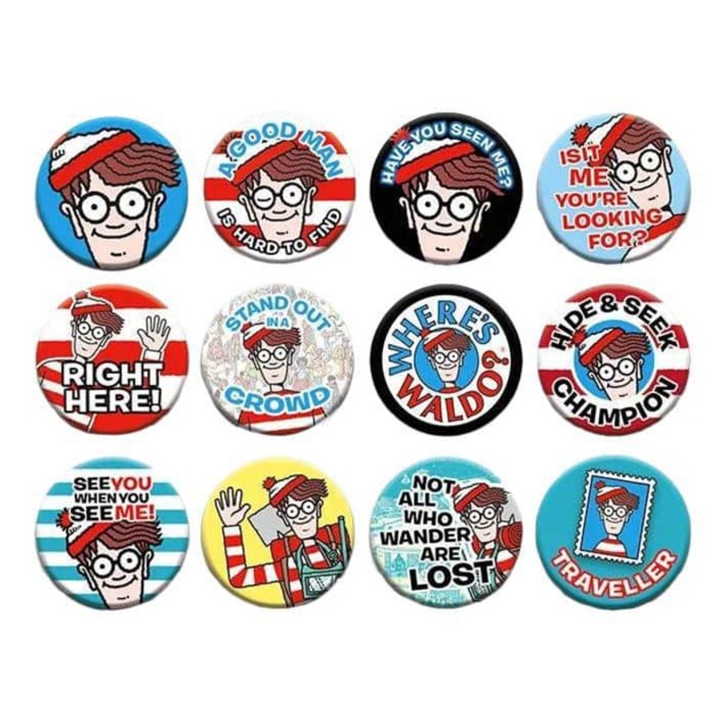 Button  Wheres Waldo