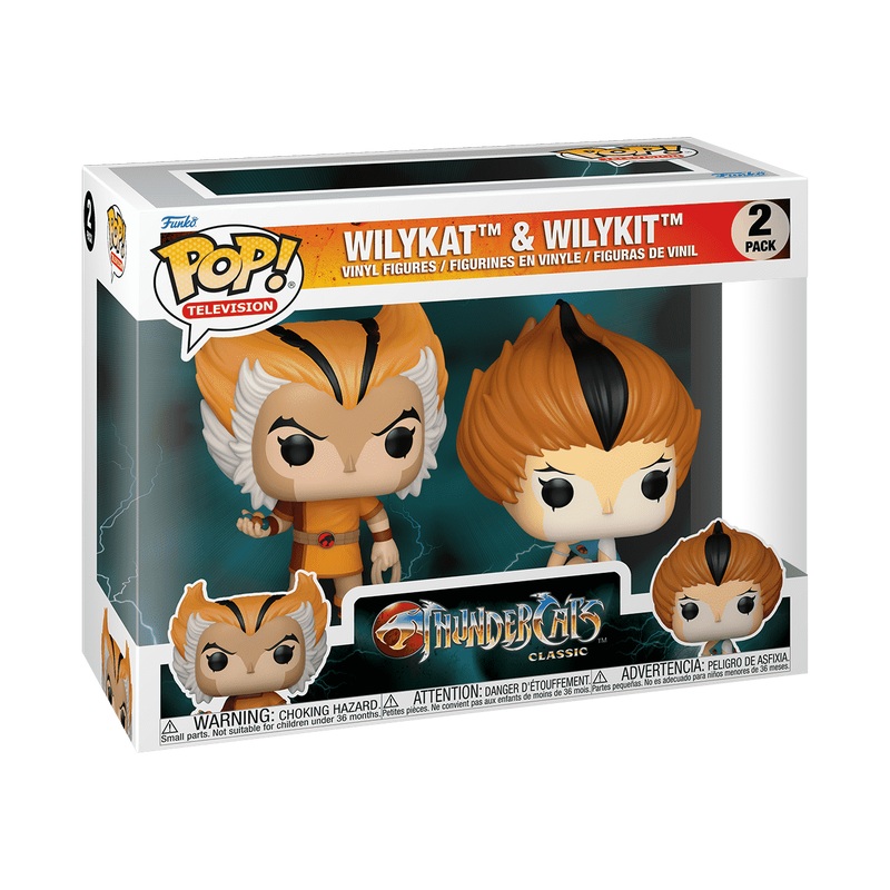 Funko Pop! Animation: Thundercats – Wilykat & Wilykit 2 Pack