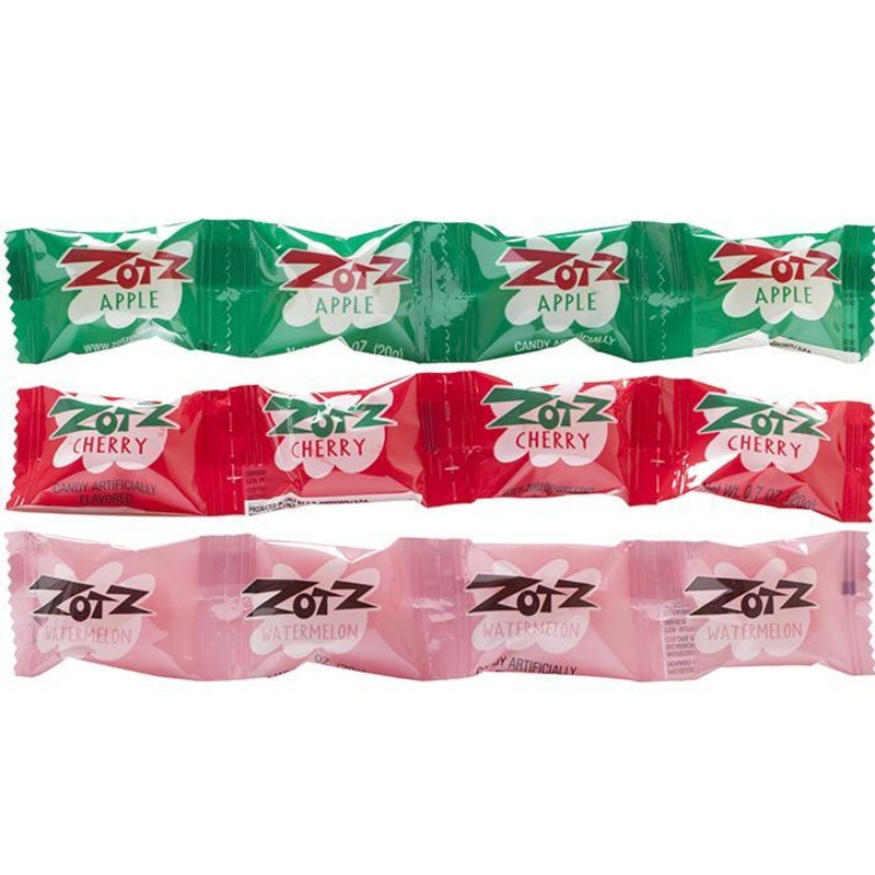 Zotz  Apple, Cherry & Watermelon  48 Count Box