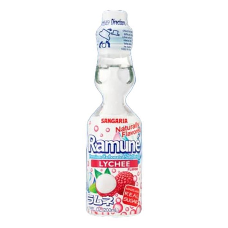 Sangaria  Ramune Soda  Lychee  6.76oz Bottle
